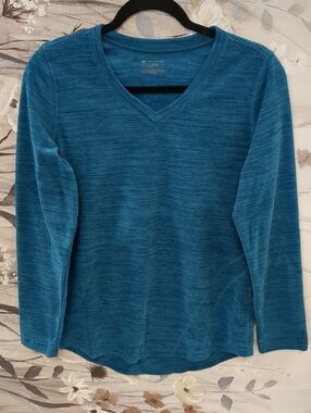 tek gear Teal Crewneck Pullover Top